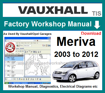 Vauxhall Meriva Workshop Repair Manual
